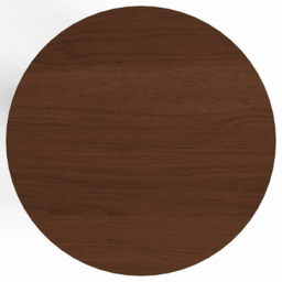 GFW Kaleb Walnut Round Side Table - thumbnail 4