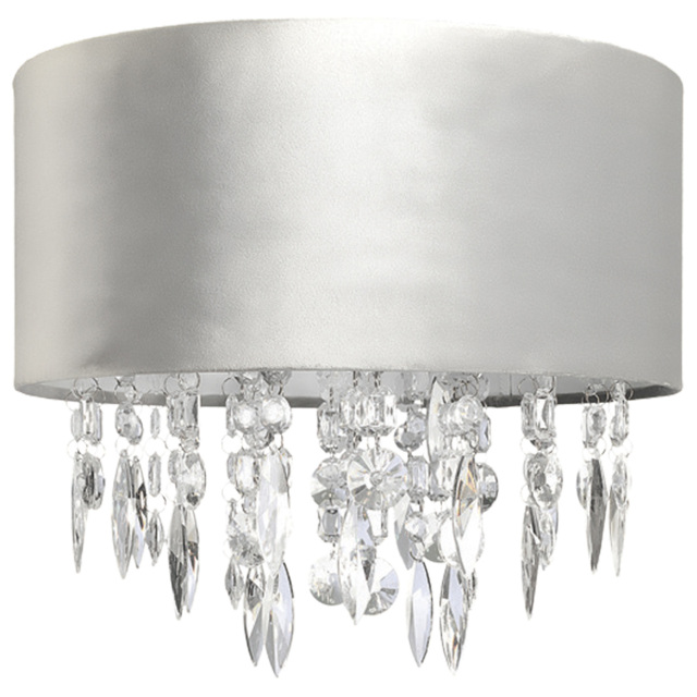 Velvet Grey Matte Droplet Pendant Lamp Shade 35cm