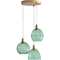 Pippa Gold 3 Lamp Ceiling Light