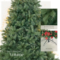 tectake Prancer Artificial Christmas Tree 6.8ft - thumbnail 3