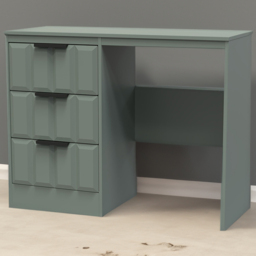 Crowndale New York 3 Drawer Reed Green Dressing Table