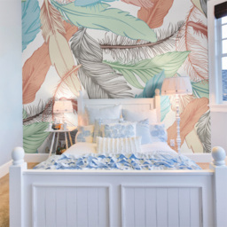 Origin Murals Oversized Feathers Multicolour Wall Mural