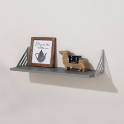 Avon 60cm Dark Grey Floating Shelf - thumbnail 2