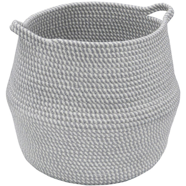JVL Edison Large Round Belly Cotton Rope Storage - image 1