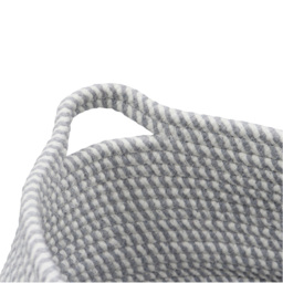 JVL Edison Large Round Belly Cotton Rope Storage - thumbnail 4