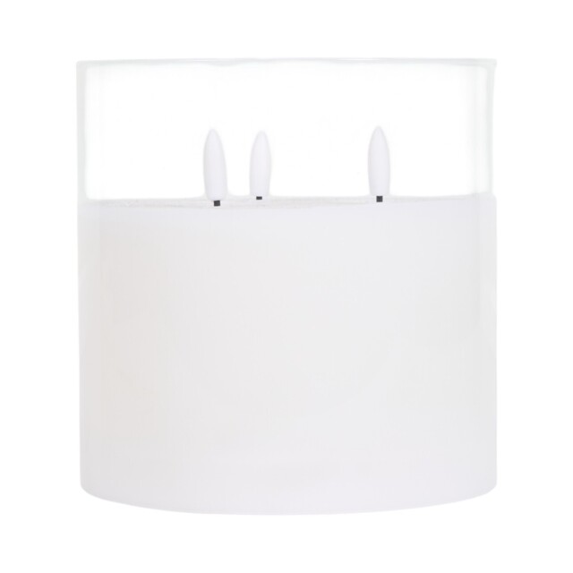 Decorative Clear Large LED Candle - image 1
