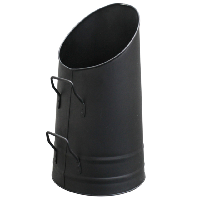 Marco Paul Tall Black Steel Coal Hod - image 1