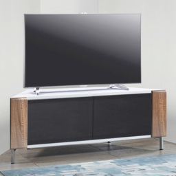 MDA Designs Corvus 2 Door White and Oak TV Unit - thumbnail 1