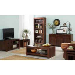 Brooklyn Nihash Toko Single Shelf Large Dark Mango Coffee Table - thumbnail 4