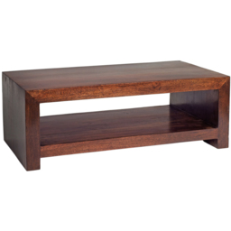 Brooklyn Nihash Toko Single Shelf Large Dark Mango Coffee Table - thumbnail 2