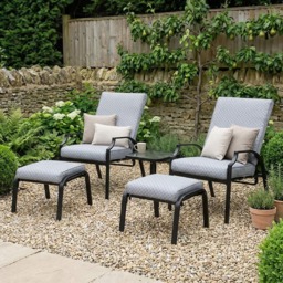 Riviera Bistro Set - Grey