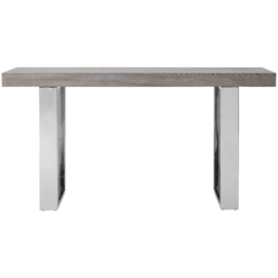Premier Housewares Ulmus Grey Elm Wood Console Table - thumbnail 2