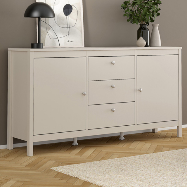 Florence Madrid Cashmere 2 Door 3 Drawer Sideboard - image 1