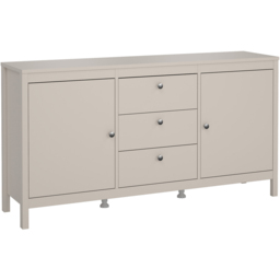 Florence Madrid Cashmere 2 Door 3 Drawer Sideboard - thumbnail 2