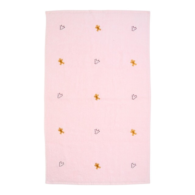 Gingerbread Man Candy Cane Cotton Hand Towel - image 1