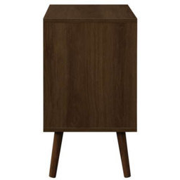 Croxley 2 Drawer Brown Rattan Bedside Table - thumbnail 4