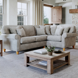 Sinatra Glory Beige 4 Seater Left Hand Corner Sofa