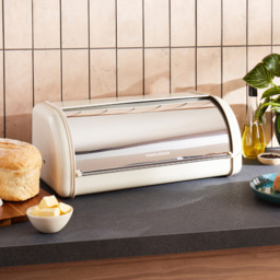 Morphy Richards Equip Cream Roll Front Bread Bin - thumbnail 2