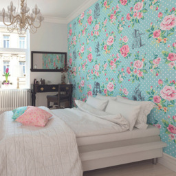 Origin Murals Cranes In Flight Cream Wall Mural