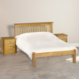 Julian Bowen Barcelona King Size Pine Low Foot End Bed Frame