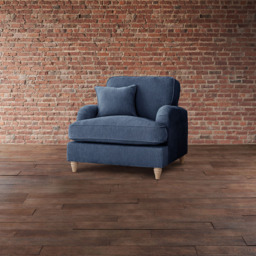 The Vienna Manhattan Model 01 Navy Arm Chair - thumbnail 4