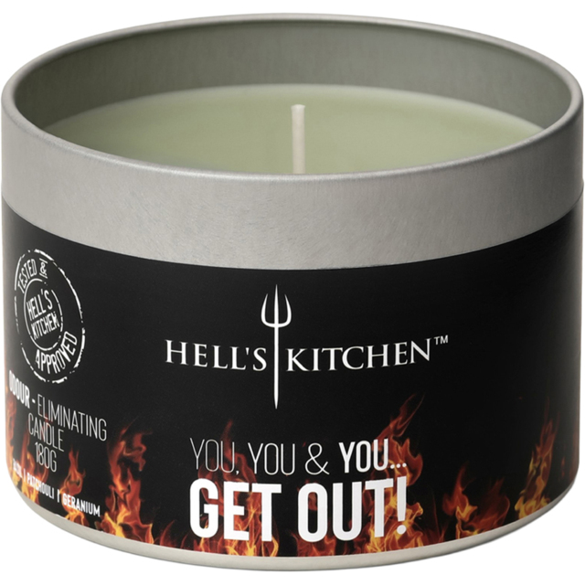Hell's Kitchen Basil Patchouli and Geranium Scented Candle - image 1