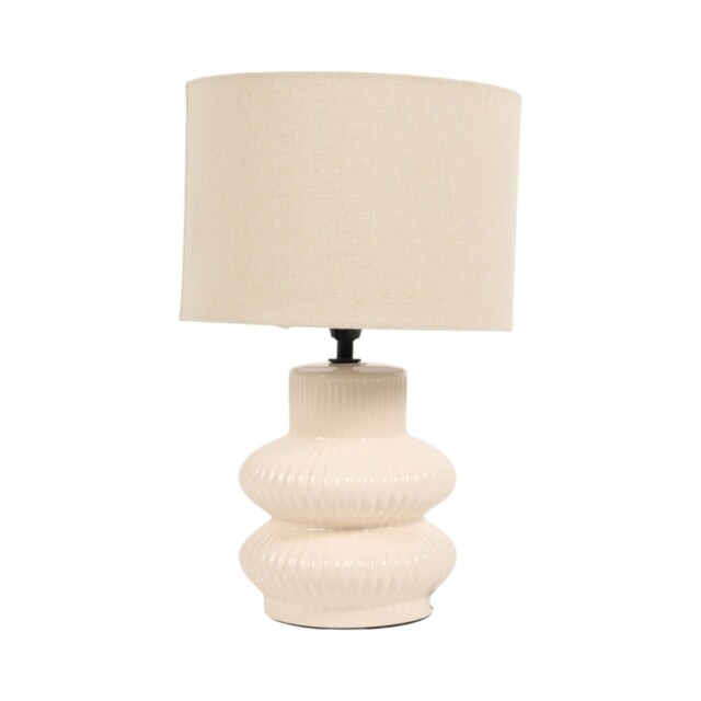 Felicity Cream Ceramic Table Lamp - image 1