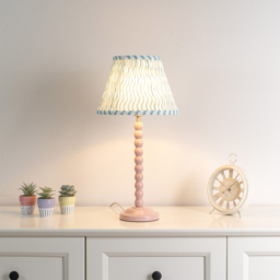 ValueLights Bobbins Green Arrow Shade Rose Pink LED Table Lamp - thumbnail 2