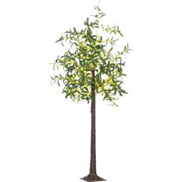 StarBright Warm White LED Light Up Artificial Olive Tree 6ft