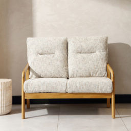 Desser Dubai 4 Seater Light Oak Natural Rattan Farrow Sofa Set - thumbnail 4