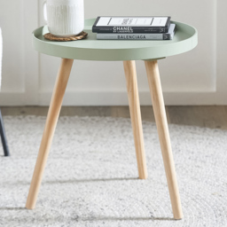 Pacific Lifestyle Sage Green Blush and Natural Side Table