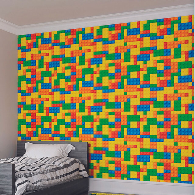 Origin Murals Toy Bricks Multicolour Wall Mural - image 1