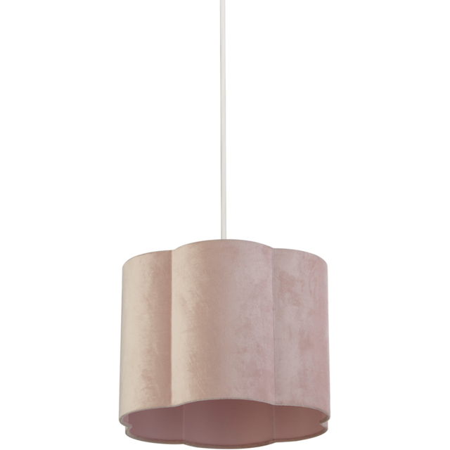 Lighting Collection Blush Scallop Shade - image 1