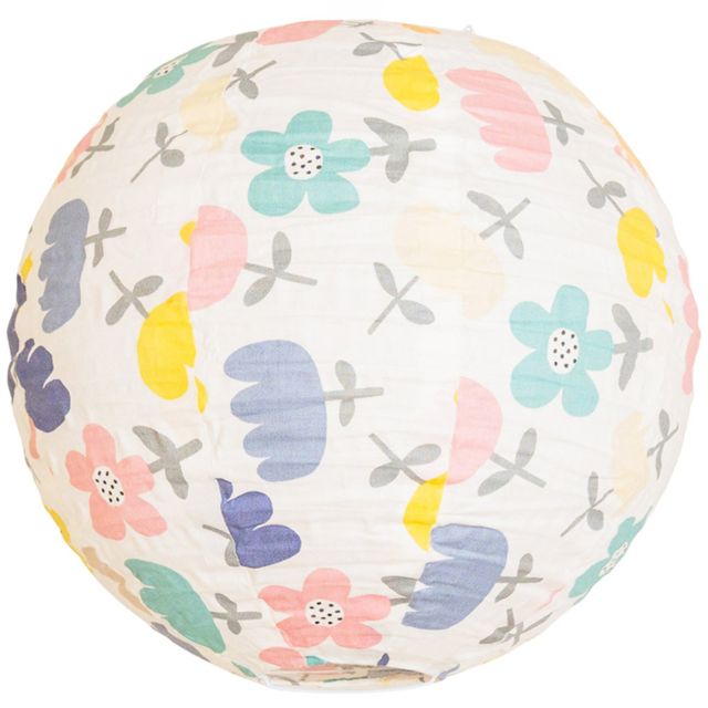 ValueLights Annie Natural Floral Globe Ball Ceiling Light Shade - image 1