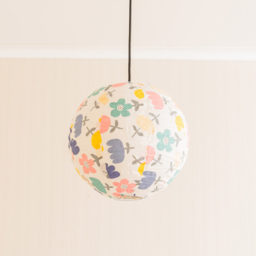 ValueLights Annie Natural Floral Globe Ball Ceiling Light Shade - thumbnail 3