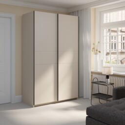 Andora Cashmere 2 Sliding Door Midi Wardrobe - thumbnail 1