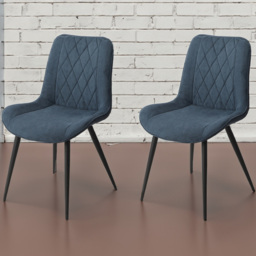 Core Products Aspen Set of 2 Blue Dining Chair