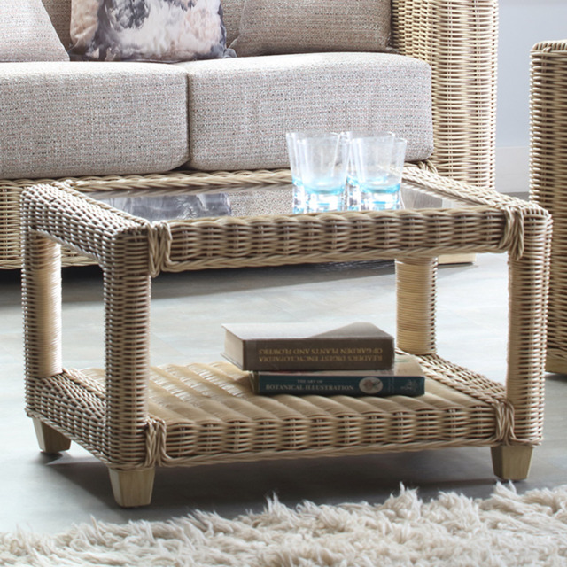 Desser Burford Natural Rattan Coffee Table - image 1