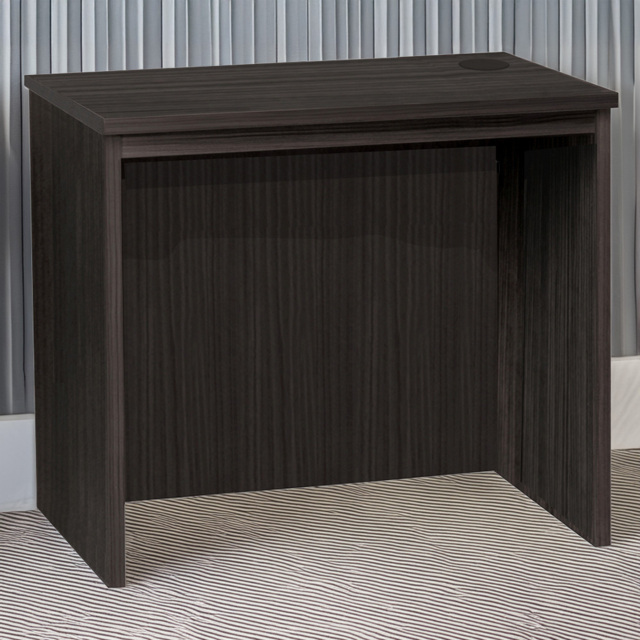R White Cabinets Black Home Office Desk - image 1