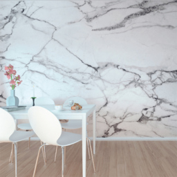 Origin Murals Marble White Wall Mural