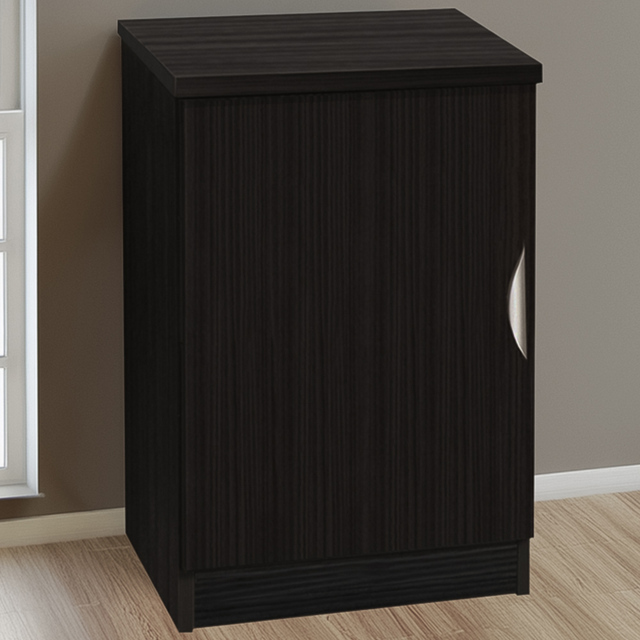 R White Cabinets Single Door Black Desk Height Cupboard - image 1