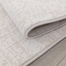 Eden Cream Textured Rug 120cm - thumbnail 3