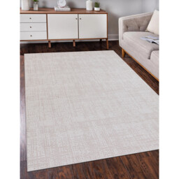Eden Cream Textured Rug 120cm - thumbnail 2