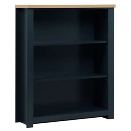 Birlea Highgate 3 Shelf Navy Bookcase - thumbnail 2