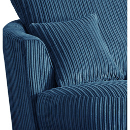 Luxor Marine Jumbo Cord Fabric Swivel Chair - thumbnail 4