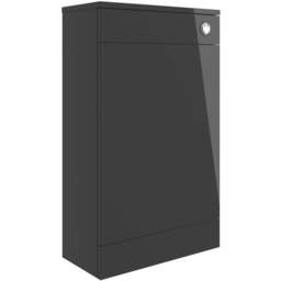 Bathstore Milford Anthracite Gloss Standing WC Unit 500mm