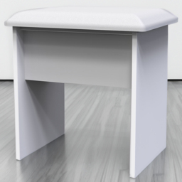 Crowndale Worcester Matt White Dressing Table Stool