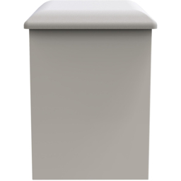 Crowndale Worcester Matt White Dressing Table Stool - thumbnail 4