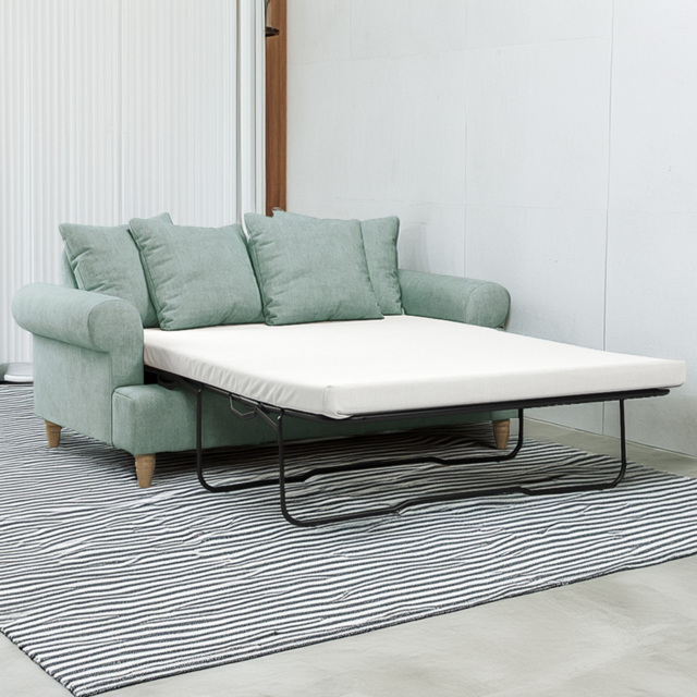 Clara Faro 10 Blue 2 Seater Agmamito Sofa Bed - image 1