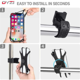 Dyzi Rotatable and Detachable Bike Phone Holder - thumbnail 4